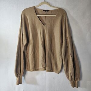 1 State Balloon Sleeve Size XL Balloon Sleeve Crew Sweater Nordstrom Vneck